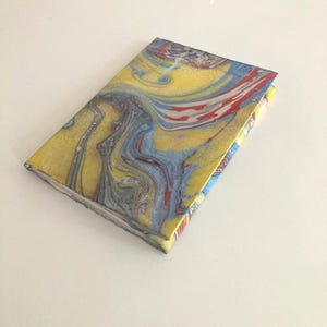 Poetry Notepad with Marbled Paper