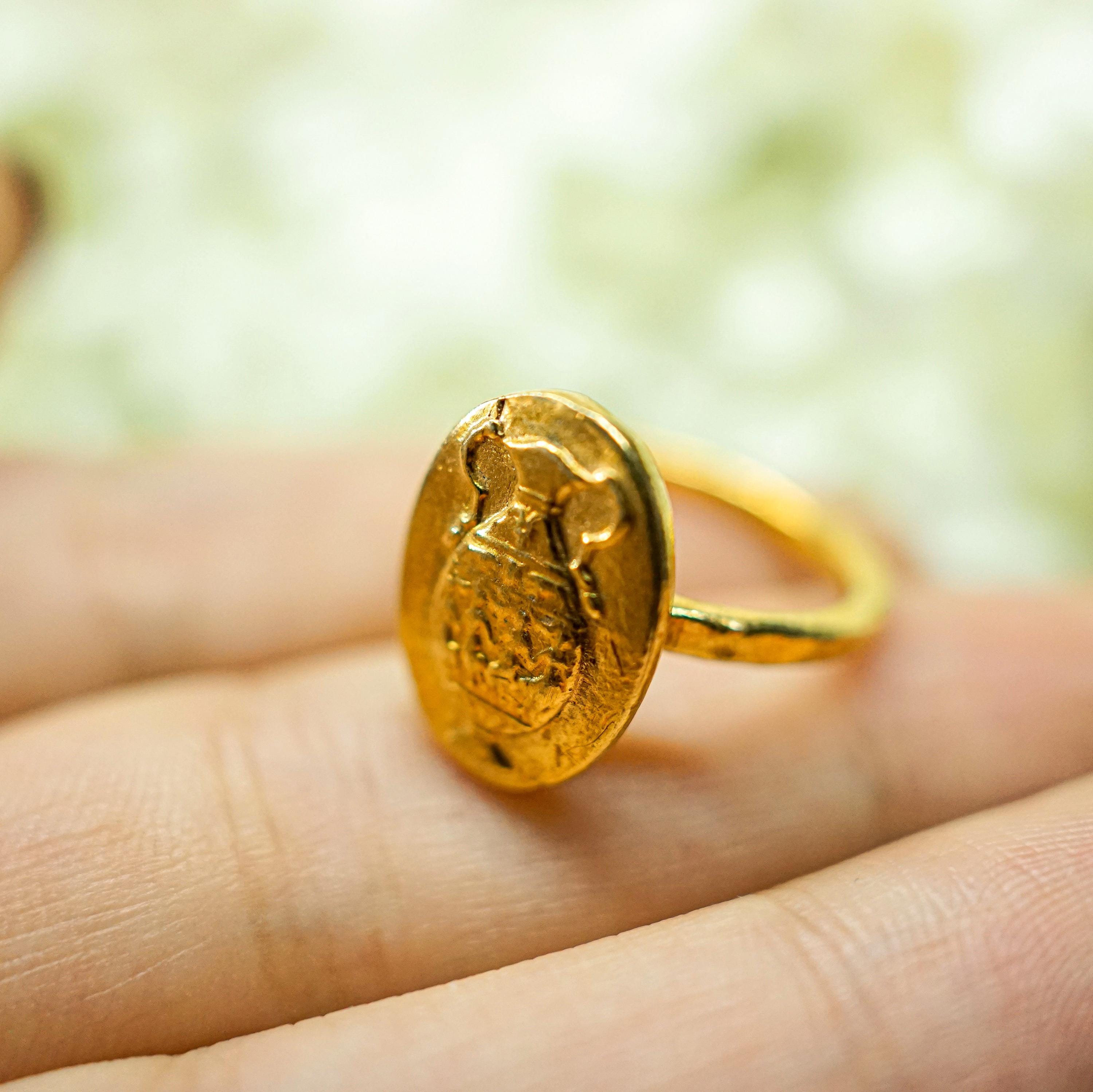 アクセサリー do not do 1 coin signet ring #20 DO NOT DO 1 COIN SIGNET RING 20号 Coin Signet Ring - Etsy