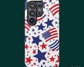 American Flag Case, Star and Stripes Design, iPhone 17 Case, iPhone 16 Case, Samsung S26 Ultra, Samsung S24 Case, MagSafe Phone Case Option