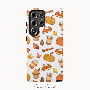 Pumpkin Pie Phone Case, Fall Phone Case, iPhone 17 16 15 14 13 Pro Max Plus Air,MagSafe Phone Case,Samsung Galaxy S25 S24 S23 S22 Plus Ultra