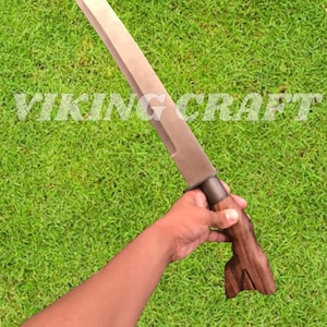Custom Handmade Carbon Steel Ginunting Sword, Hand Forged Sword With Scabbard, Best Gift For Him, Anniversary Gift