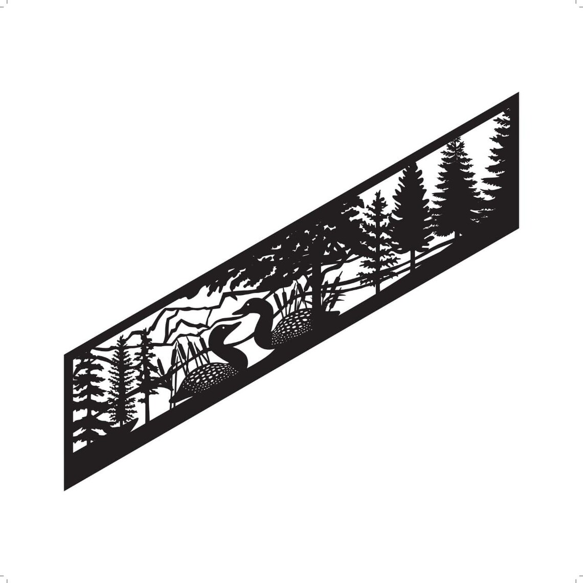 7 Deer & Nature Designs for Metal Stairs Railing Dxf, Fences, Grill ...