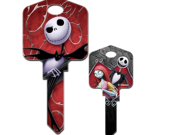 Jack & Sally House Key, Uncut or Cut by Code Nightmare Before Christmas