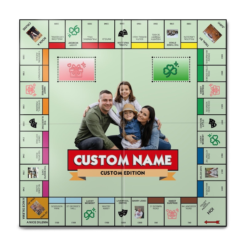 Custom Monopoly Board - Etsy UK