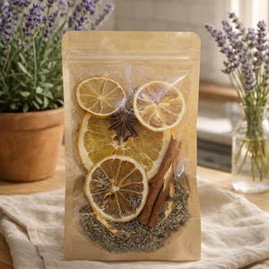 Lavender Simmer Pot | Dried Botanical Stove Top Potpourri | Relaxing Home Fragrance | Cozy Self Care Gift