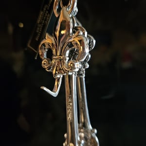 4pc. Mini Measuring Spoons- Fleur-De-Lis Set