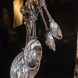 4pc. Measuring Spoons- Fleur-De-Lis Set
