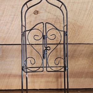Fairy Garden Brown Wire Arbor Gate (303)