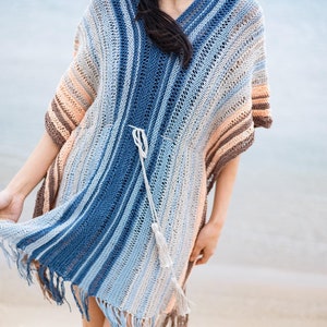 Cresslyn Cover-up Knitting Pattern: Beginner-Friendly Beach Cover (PDF Instant Download) beginner friendly