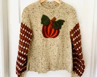 Pumpkin Patch Pullover Crochet Pattern Instant Download PDF