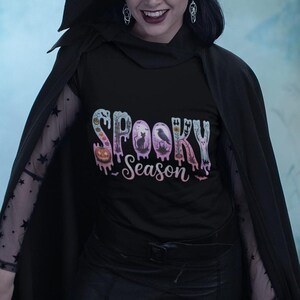 Spooky Season Cotton T-Shirt: Unisex Halloween Fashion Tee