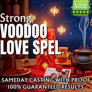 STRONG VOODOO LOVE Spell | Powerful Binding | Deep Obsession | Desire Ritual | True Love Attraction | Passion Control | Voodoo Romance