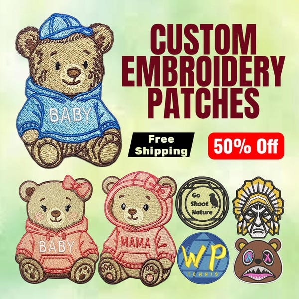 Custom Embroidered Patch - Etsy
