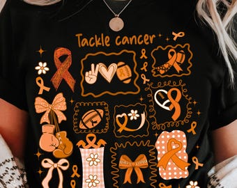 Leukemia Awareness PNG, Orange Ribbon Png, Leukemia Ribbon, Leukemia Cancer, Leukemia Support, Leukemia PNG Design, Digital File Trendy, Bow