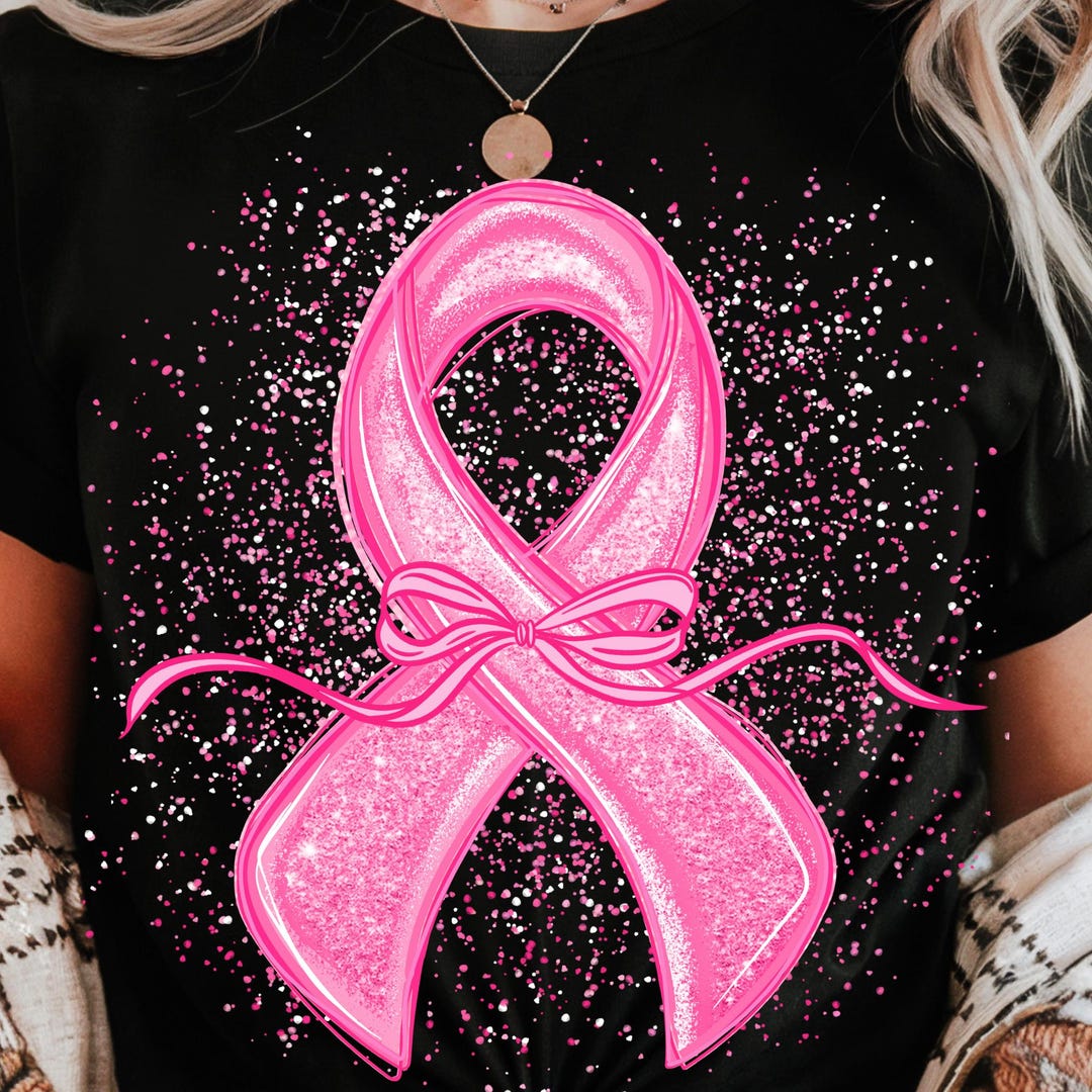 Pink Ribbon Splatter Png, Brease Cancer Awareness Png, We Were Pink Png ...