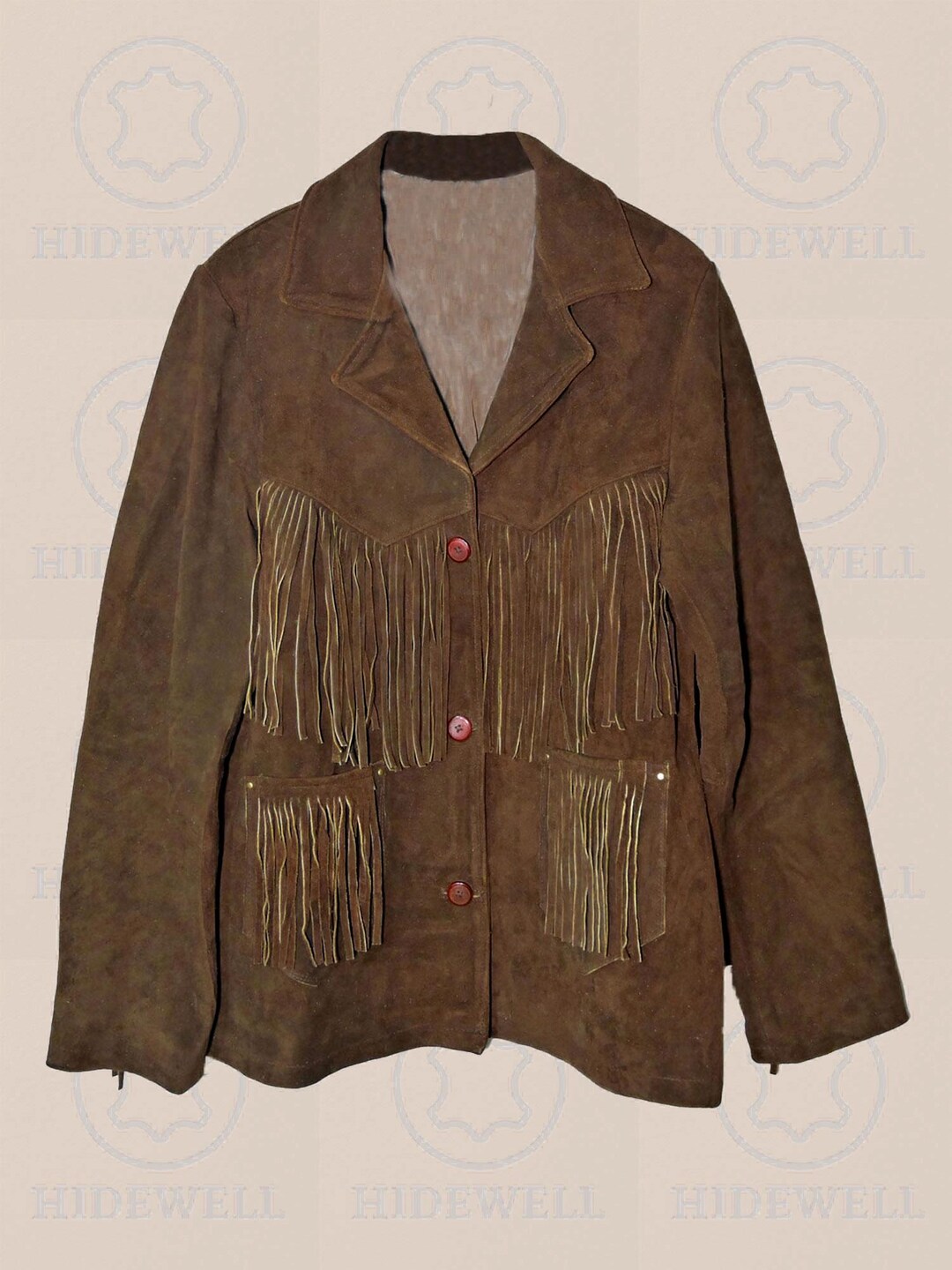 Vintage Suede Fringe Western Jacket: Pioneer Wear 1970s Style - Etsy