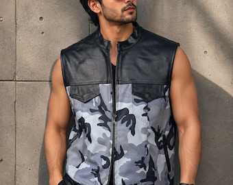 Skull Leather Vest: Bad to the Bone Baby & Toddler Biker Style