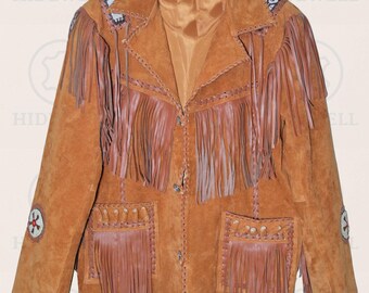 Vintage Suede Fringe Western Jacket: Women's Cowgirl Style