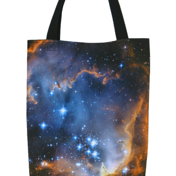 Galaxy Tote Bag Infant Stars Astronomy Fabric