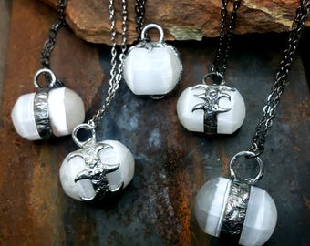 Gothic selenite Necklace