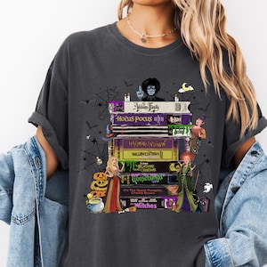 Retro Halloween Movie VHS Stack Shirt - Comfort Colors Tee