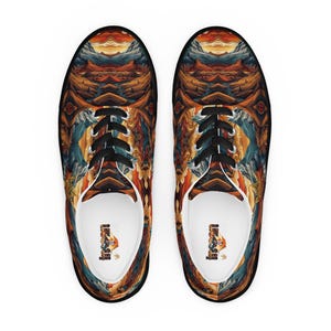 Men’s lace-up canvas shoes