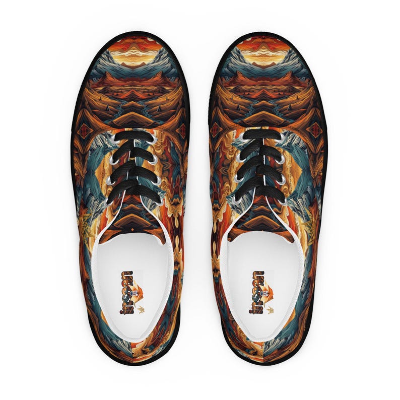 Men’s lace-up canvas shoes