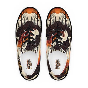 Men’s lace-up canvas shoes
