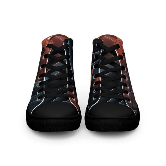 Men’s high top canvas shoes