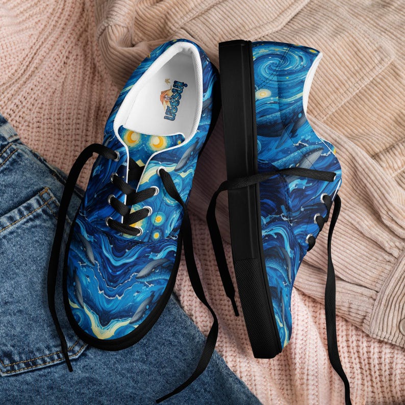 Men’s lace-up canvas shoes
