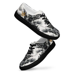 Men’s lace-up canvas shoes