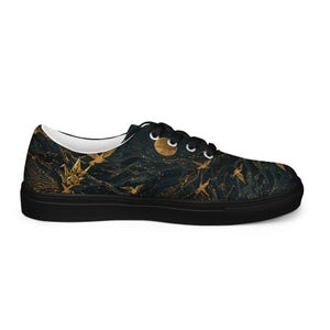 Men’s lace-up canvas shoes