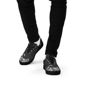 Dragon Canvas Sneakers Men Women | Art Print Low Top Shoes | Unisex Lace Up Trainers | Streetwear Gift | InsaanCadet image 14