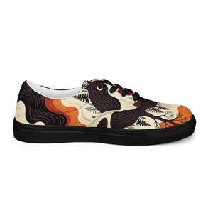 Men’s lace-up canvas shoes