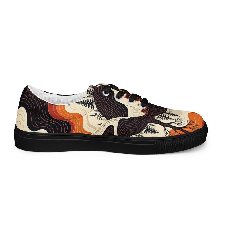 Men’s lace-up canvas shoes