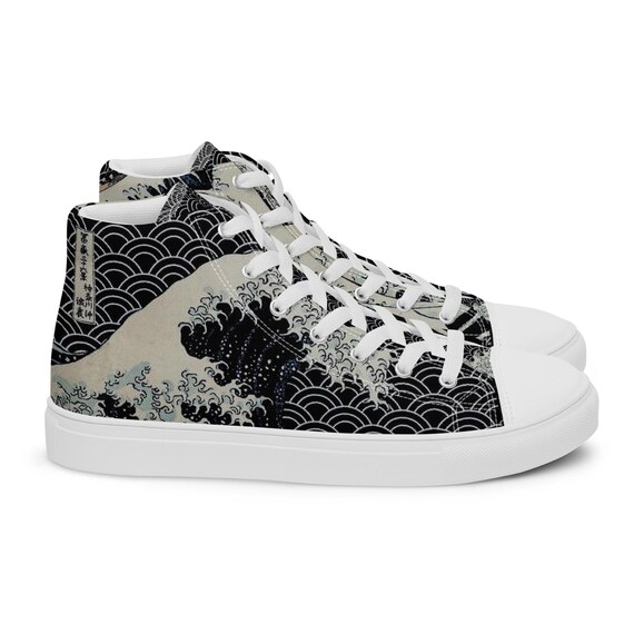 Men’s high top canvas shoes