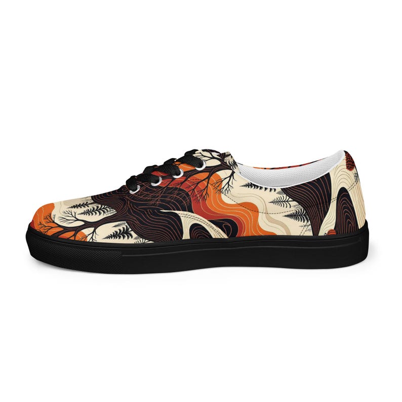 Men’s lace-up canvas shoes