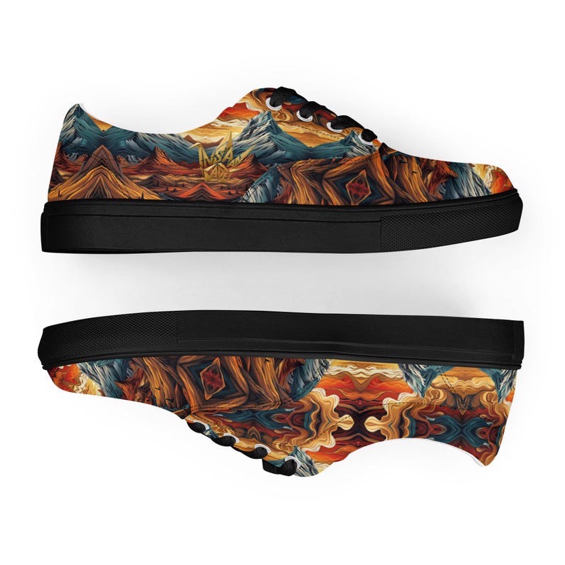 Men’s lace-up canvas shoes