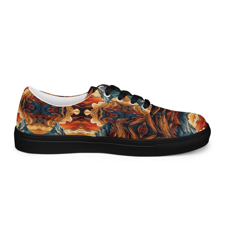 Men’s lace-up canvas shoes