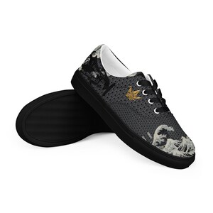 Dragon Canvas Sneakers Men Women | Art Print Low Top Shoes | Unisex Lace Up Trainers | Streetwear Gift | InsaanCadet image 12