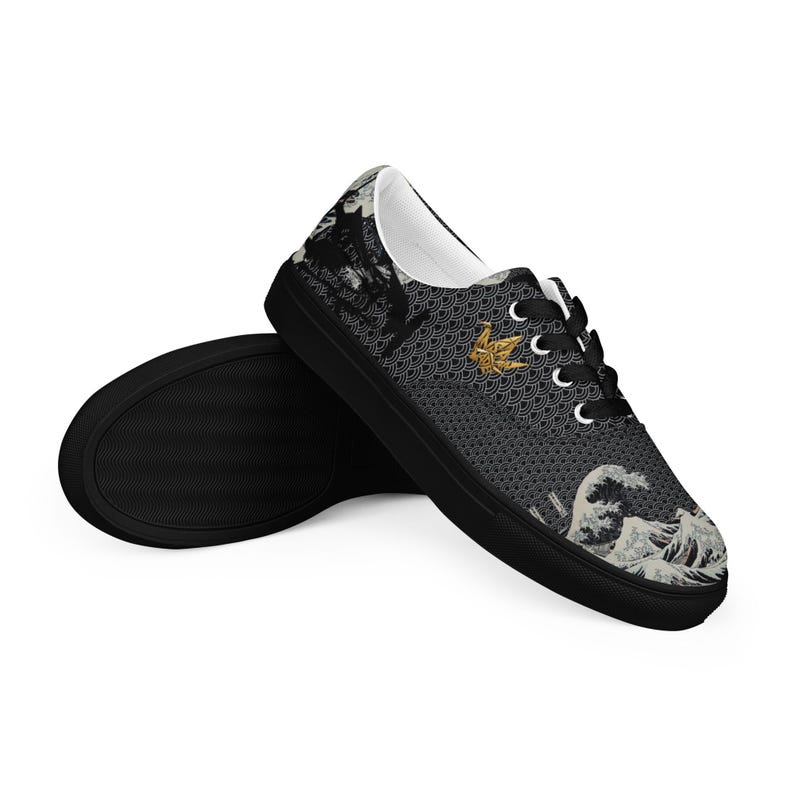 Dragon Canvas Sneakers Men Women | Art Print Low Top Shoes | Unisex Lace Up Trainers | Streetwear Gift | InsaanCadet image 12