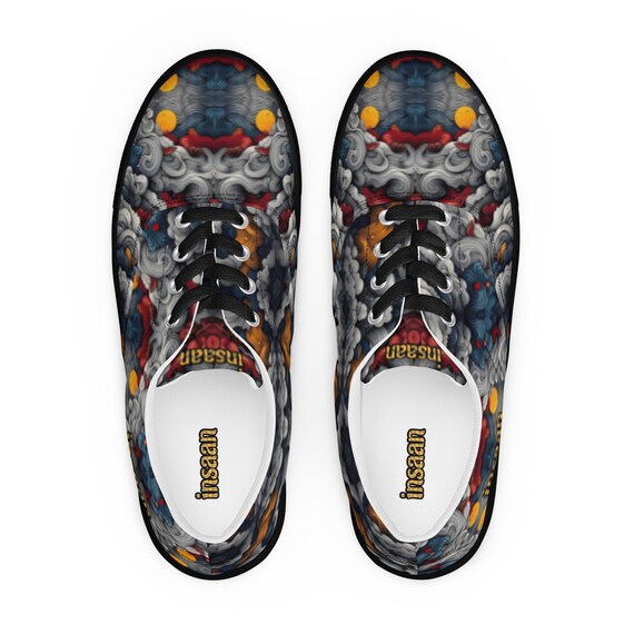 Men’s lace-up canvas shoes