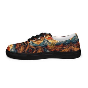 Men’s lace-up canvas shoes