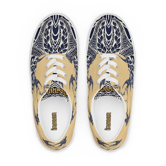 Men’s lace-up canvas shoes