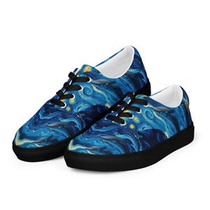 Men’s lace-up canvas shoes
