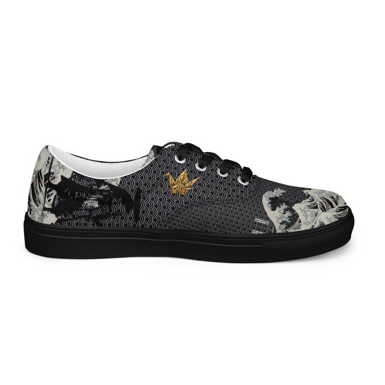 Dragon Canvas Sneakers Men Women | Art Print Low Top Shoes | Unisex Lace Up Trainers | Streetwear Gift | InsaanCadet image 11