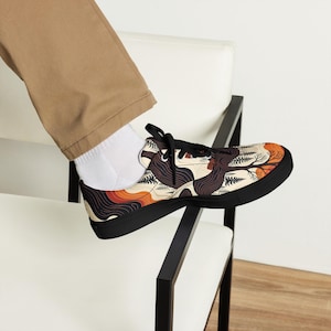 Men’s lace-up canvas shoes