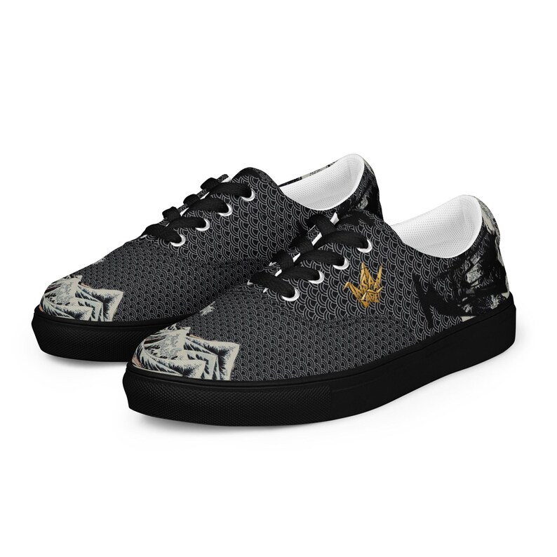 Dragon Canvas Sneakers Men Women | Art Print Low Top Shoes | Unisex Lace Up Trainers | Streetwear Gift | InsaanCadet image 15