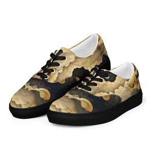 Men’s lace-up canvas shoes