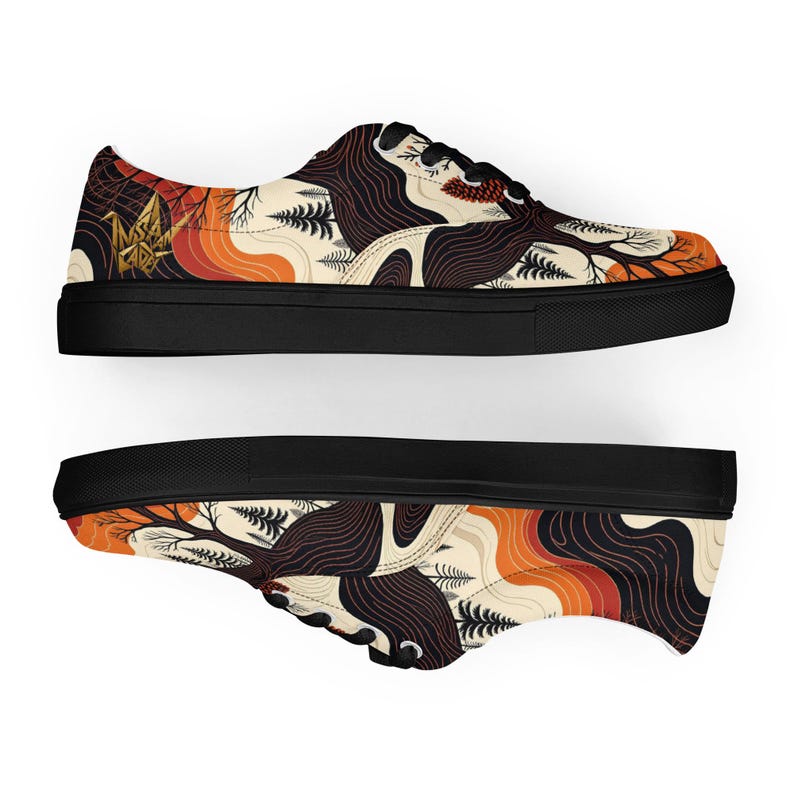 Men’s lace-up canvas shoes